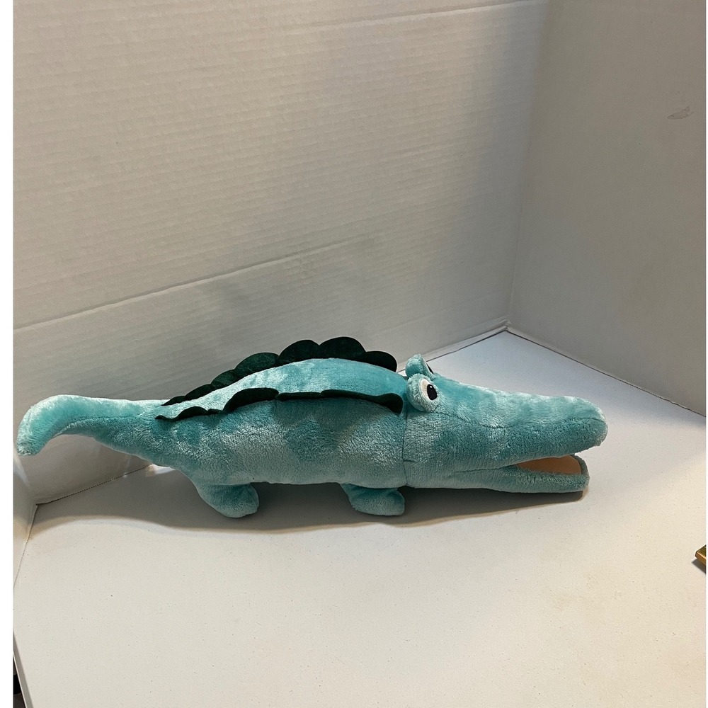 Mi Arcus Snappy Crocodile Plush Kids One Size Teal Excellent Soft Stuffed Toy - Picture 7 of 10